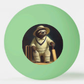 Sloth Cricket Speler Pingpongbal (Achterkant)