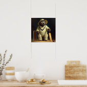 Sloth Cricket Speler Poster (Keuken)
