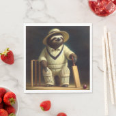 Sloth Cricket Speler Servet (Insitu)