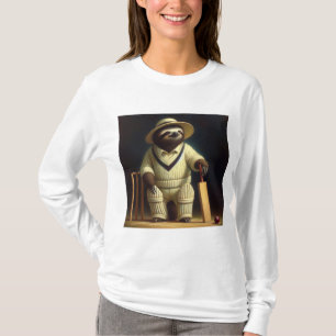 Sloth Cricket Speler T-shirt