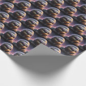 Sloth Cyberpunk Cadeaupapier (Hoek)