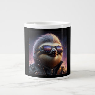 Sloth Cyberpunk Grote Koffiekop