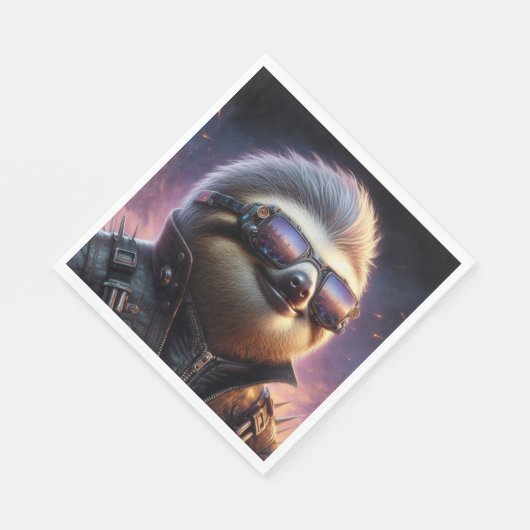 Sloth Cyberpunk Servet (Hoek)