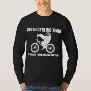 Sloth Cycling Team Sloth Fietser Lazy Rider C T-shirt