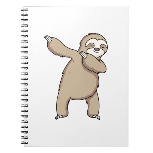 Sloth Dab Notitieboek (Voorkant)
