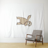 Sloth Dab Wandkleed (In Situ (horizontaal))