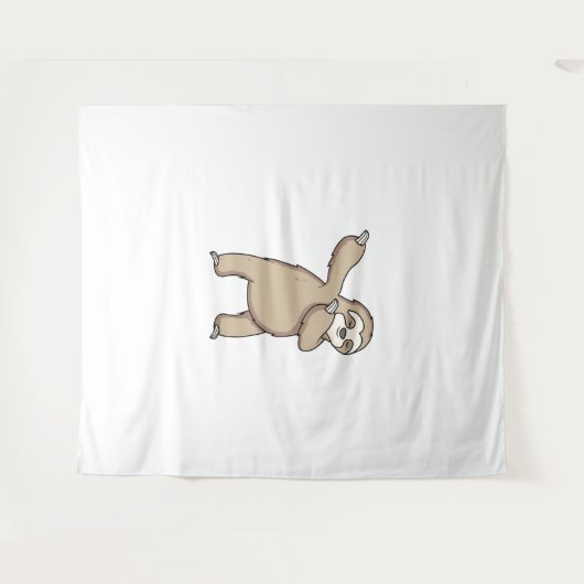 Sloth Dab Wandkleed (Voorkant (horizontaal))