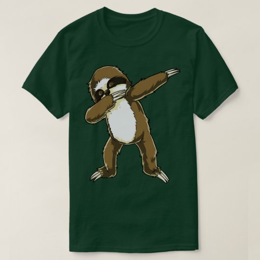 Sloth Dabbing Funny Animal Dab Dance Gifts T-shirt (Design voorkant)