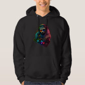 Sloth DJ  5 Hoodie (Voorkant)