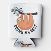 Sloth doet mijn best blikjeskoeler (Voorkant)