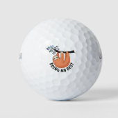 Sloth doet mijn best golfballen (Voorkant)