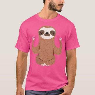 Sloth doet yoga t-shirt