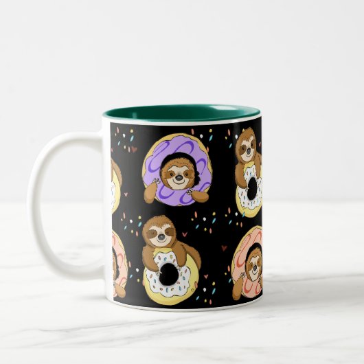 Sloth Donut Love Coffee Mok (Links)