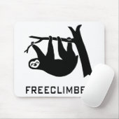 sloth faultier climber freeclimber freeclimbing muismat (Met muis)