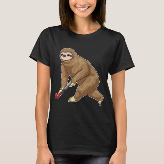 Sloth Field hockey stick T-shirt (Voorkant)