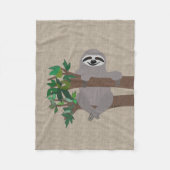 Sloth Fleece Blanket (Voorkant)