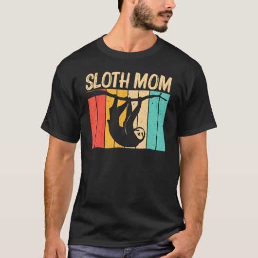 Sloth for Ma Moeder Lazy Sloth Animal T-shirt (Voorkant)
