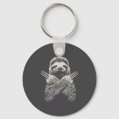 Sloth Funny Costume Gift For Lazy S  Sleutelhanger (Voorkant)