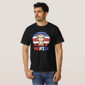 Sloth Funny Sloth 4 juli Amerikaans T-shirt (Voorkant volledig)
