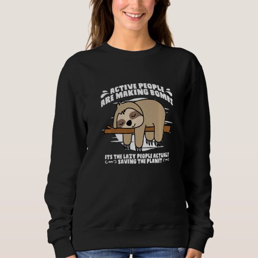Sloth Gezegde Sloth Gezegde Grumpy Trui (Voorkant)
