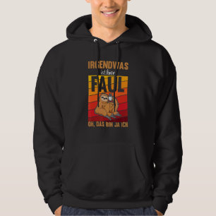 Sloth Gezegde werknemer van de maand luie Kantoor Hoodie