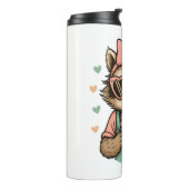 Sloth Girl Koffieliefhebber Thermosbeker (Gedraaid links)