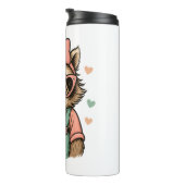 Sloth Girl Koffieliefhebber Thermosbeker (Geroteerd rechts)