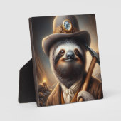 Sloth Gold Miner Fotoplaat (Voorkant)