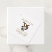 Sloth gym Laat hard trainen Morgen Bedankjes Labels (In situ)