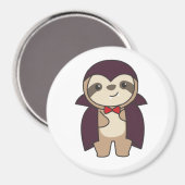 Sloth Halloween Cute Devil Vampire Costume Magneet (Voorkant / Achterkant)
