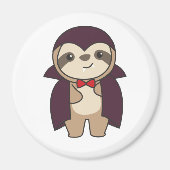 Sloth Halloween Cute Devil Vampire Costume Magneet (Voorkant)