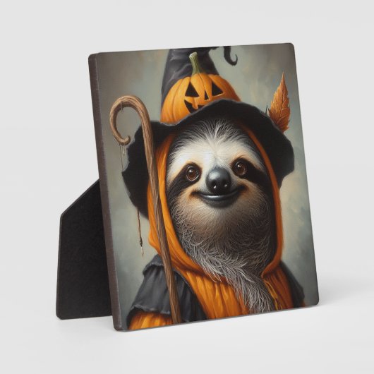 Sloth Halloween Fotoplaat (Voorkant)