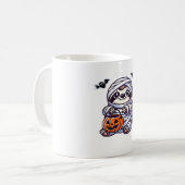 Sloth Halloween Mummy Kids Women Men Sloth Classic Koffiemok (Voorkant links)