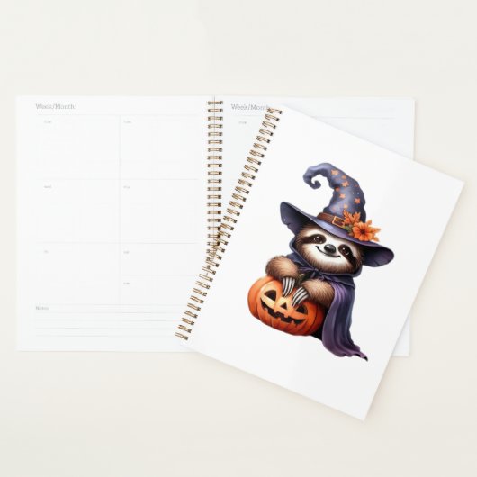 Sloth Halloween Outfit Classic T-Shirt Planner (Display)