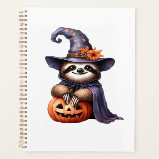 Sloth Halloween Outfit Classic T-Shirt Planner (Voorkant)