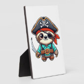 Sloth Halloween Pirate Kinder Vrouwen Mannen Sloth Fotoplaat (Zijkant)