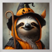 Sloth Halloween Poster (Voorkant)