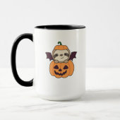 Sloth Halloween Pumpkin Bat Costume Mok (Links)