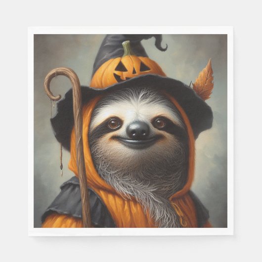 Sloth Halloween Servet (Voorkant)