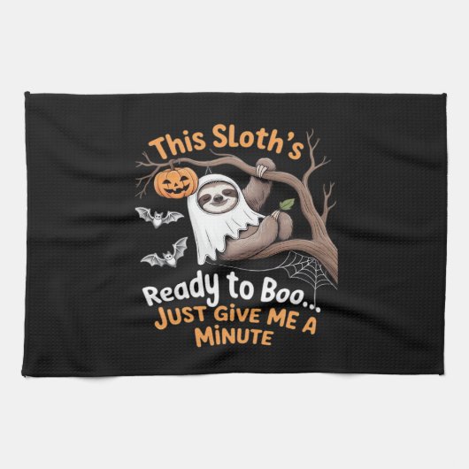 Sloth Halloween Sloths Cute Bat Vampire Essential Theedoek (Horizontaal)