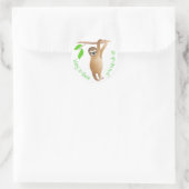 Sloth Hang in daar kun je het doen! Ronde Sticker (Tas)