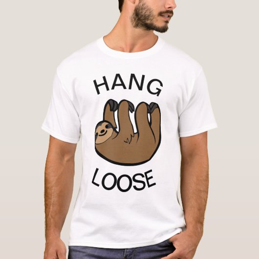 Sloth Hang Loose T-shirt (Voorkant)