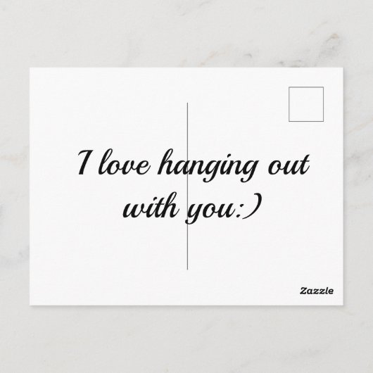 Sloth Hanging Out Edinburgh Zoo denkt aan jou Briefkaart (Achterkant)