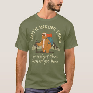 Sloth Hiking Team dat we zullen krijgen als we er T-shirt