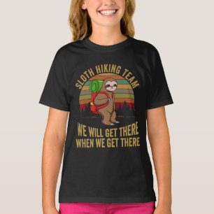 Sloth Hiking Team dat we zullen krijgen. T-shirt