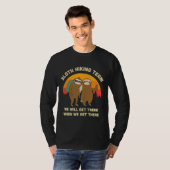 Sloth Hiking Team Funny  T-shirt (Voorkant volledig)