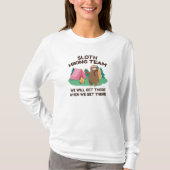 Sloth Hiking Team T-shirt (Voorkant)