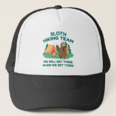 Sloth Hiking Team Trucker Pet (Voorkant)