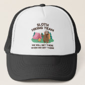 Sloth Hiking Team Trucker Pet (Voorkant)