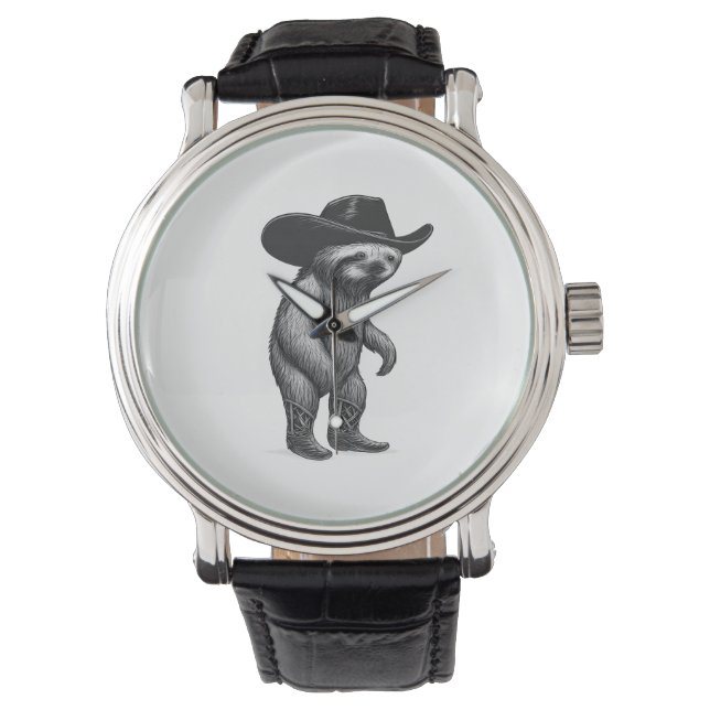 Sloth Howdy Sloth Horloge (Voorkant)